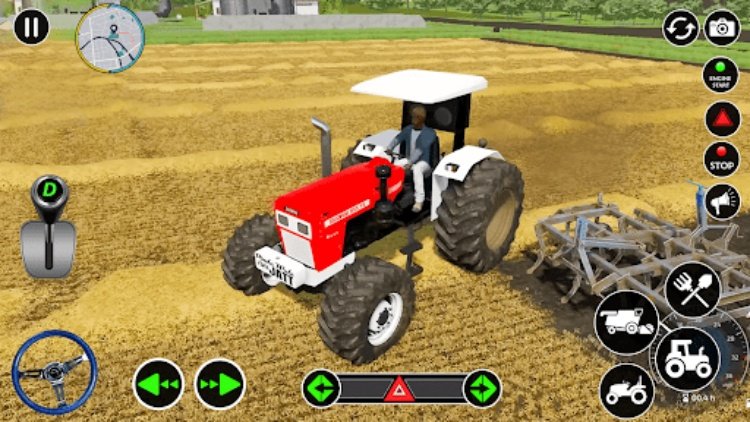 US Farming Tractor: Cargo Game