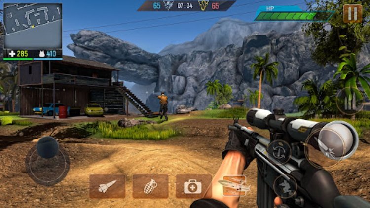 枪罢工3D：盖射击游戏