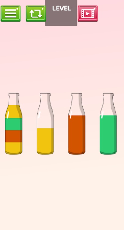 Blue Water Sort Color Bottle