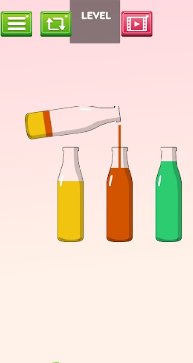 Blue Water Sort Color Bottle