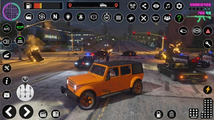 US Cop Duty Police Car Game