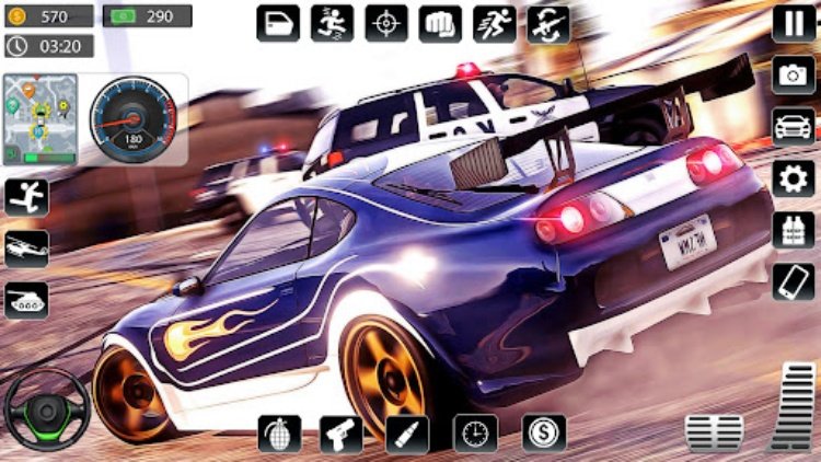 警察和强盗 遊戲 : 警察游戏