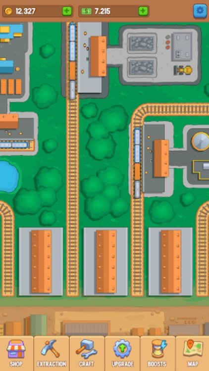 Train. Station. Railroad.