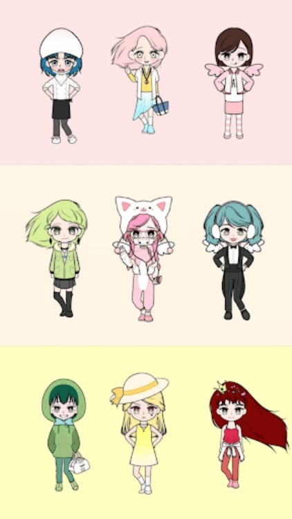 Kpop Webtoon Character Girls