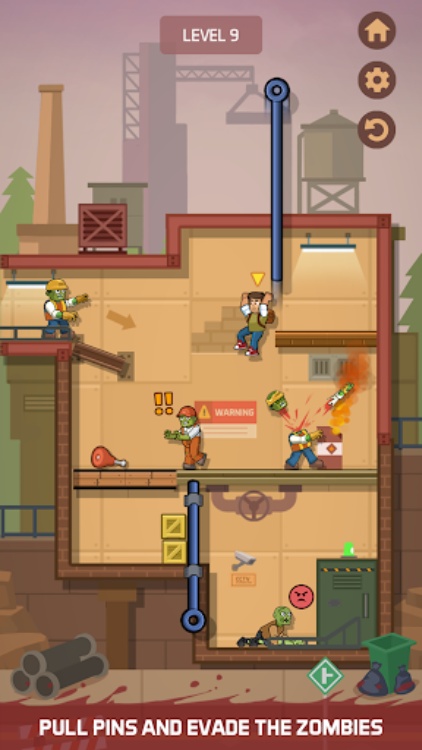 Zombie Escape: Pull the Pins!