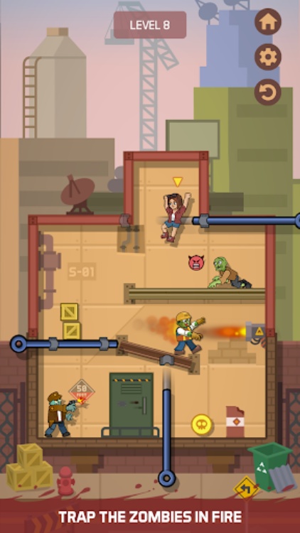 Zombie Escape: Pull the Pins!