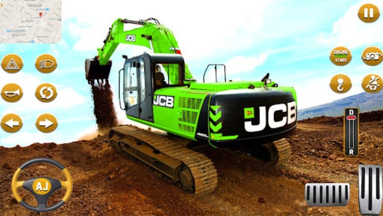 JCB 道路建设模拟游戏