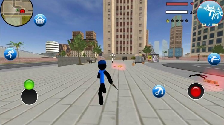 US Police Stickman
