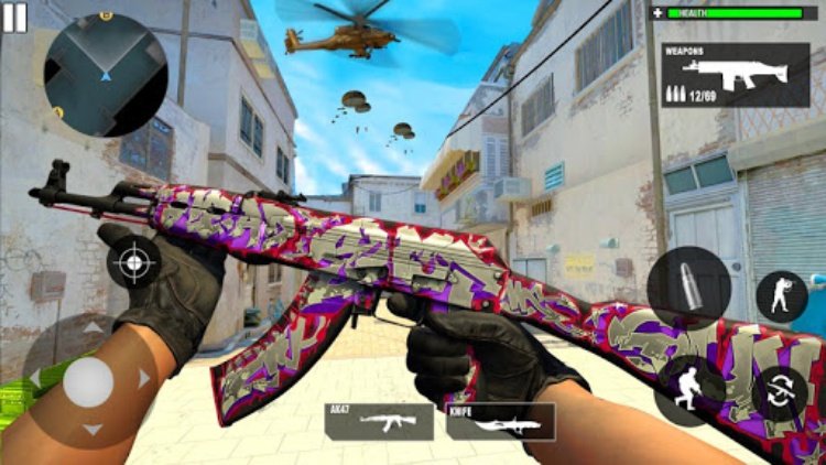 FPS Strike: 反恐 遊 戲 射手 军事 真的 槍戰