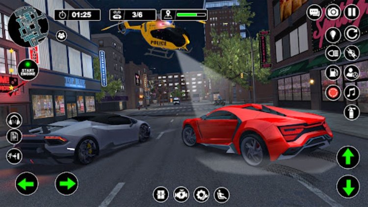 Police Helicopter Chase Game
