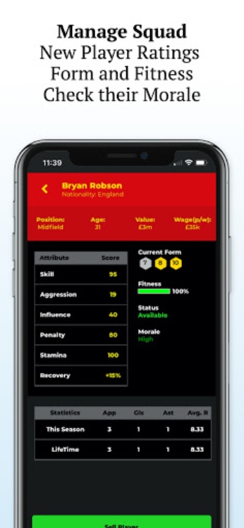 Retro Football Management