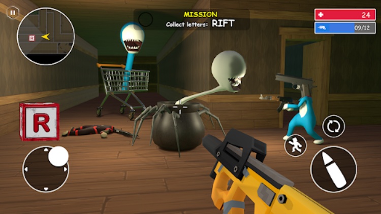 Alphabet Hunt: Roblock Shooter
