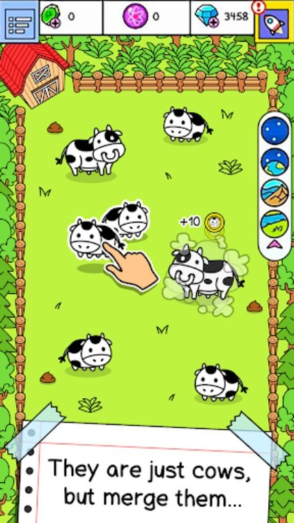 Cow Evolution: Idle Merge Game