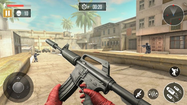 FPS 突击队罢工  离线射击游戏，枪支游戏