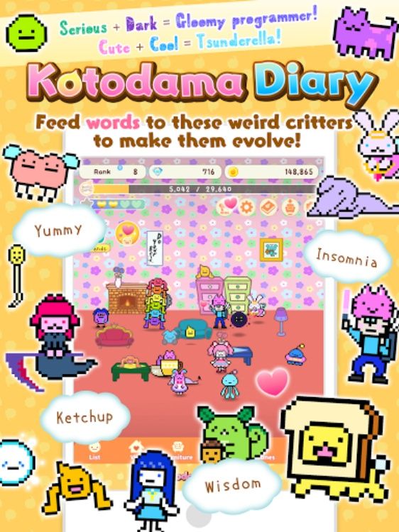 Kotodama Diary: Cute Pet Game