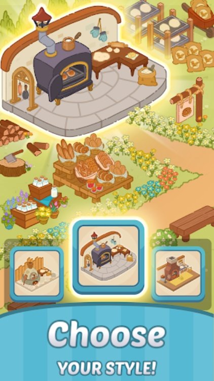 Merge Cartoon : Renovate Town