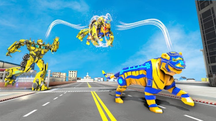 Tiger Transform Robot Car Game