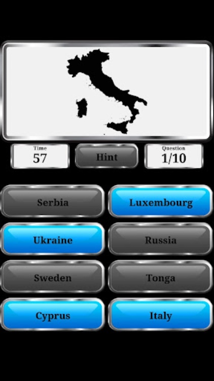 World Geography  Quiz Game
