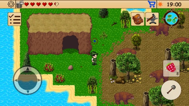Survival RPG: 失落的宝藏探险 复古2D游戏
