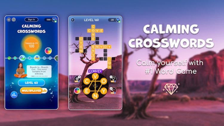 Calming Crosswords Word Puzzle