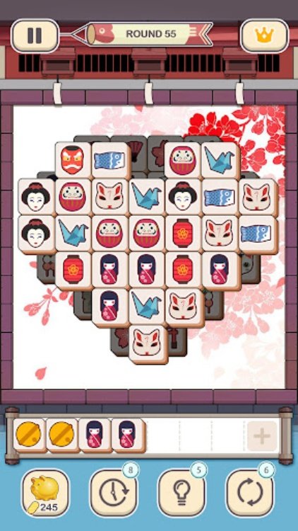 方块对对碰  经典和风益智三消消除游戏