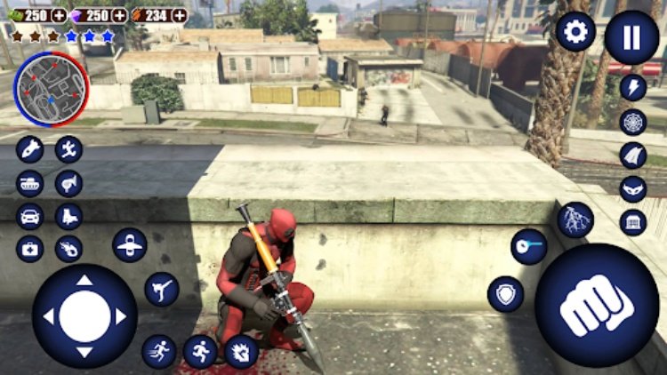 Miami Rope Hero Spider Game
