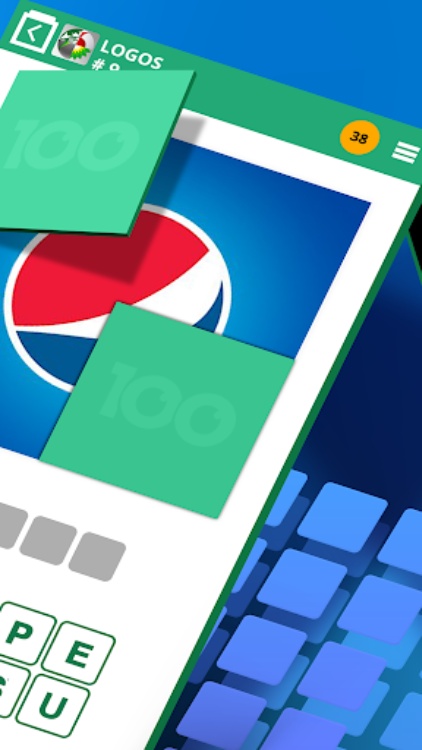 100 PICS Quiz  Logo & Trivia