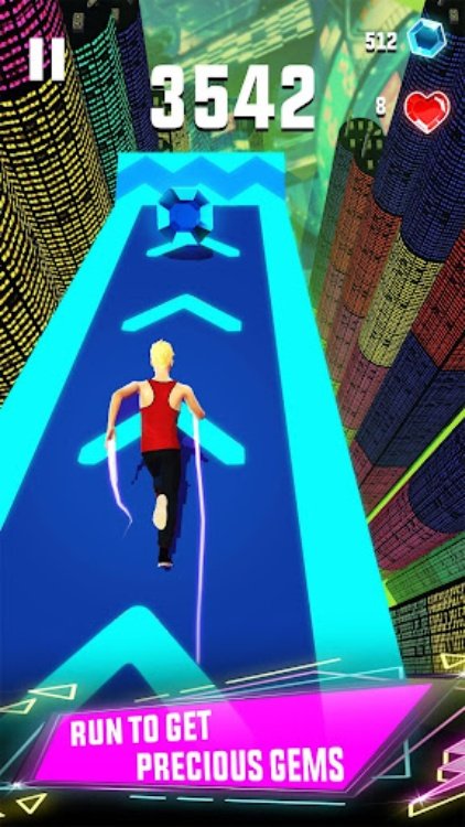 天空跑酷跳线：疯狂免费跑步游戏 3D