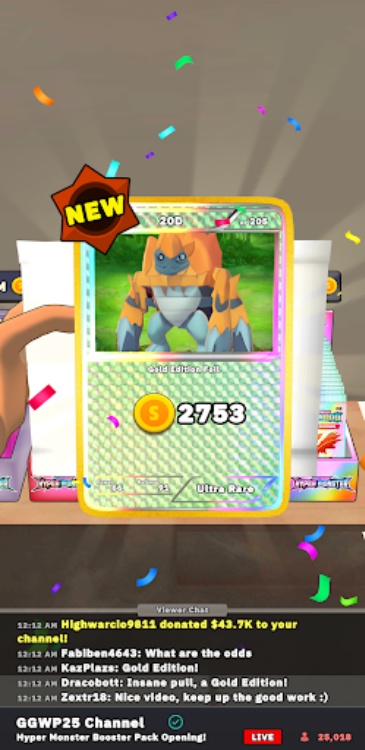 TCG Hyper Card Idle Streamer