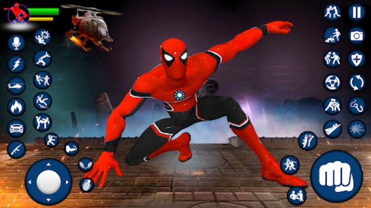 Spider Hero Superhero Fight