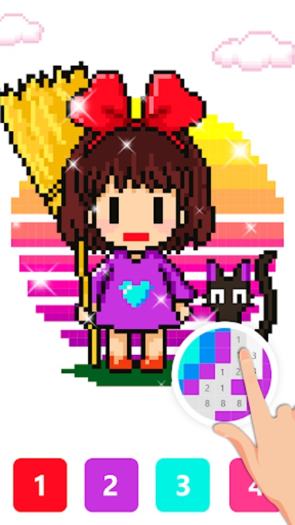 Pix123——数字填色，像素艺术放松绘画