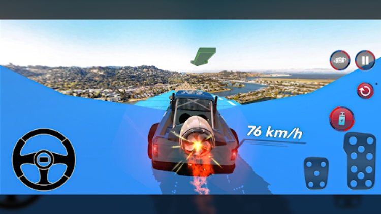 汽车特技 赛车游戏 3d