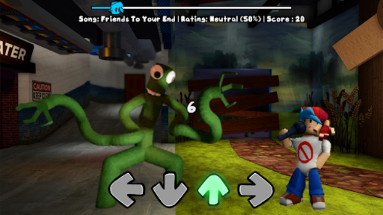 Green Rainbow Friends FNF Mod