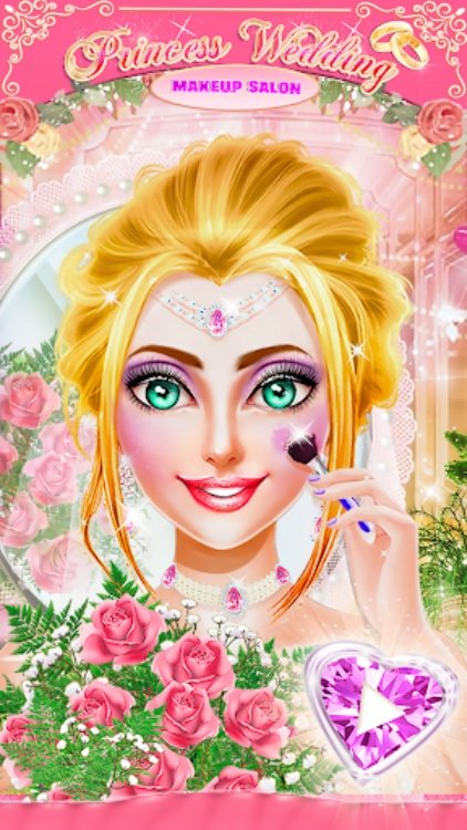 化妆沙龙公主婚礼  化妆和装扮