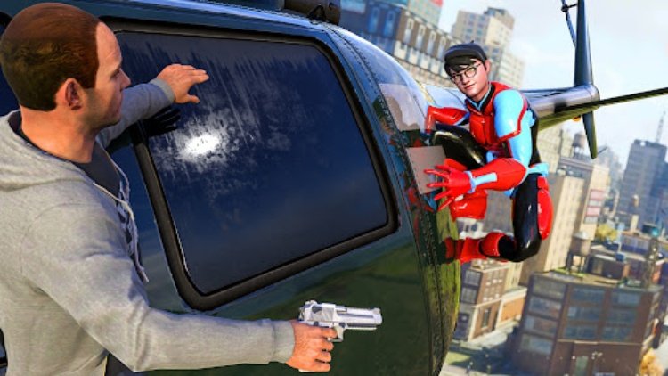 Spider Super Hero Rope Games