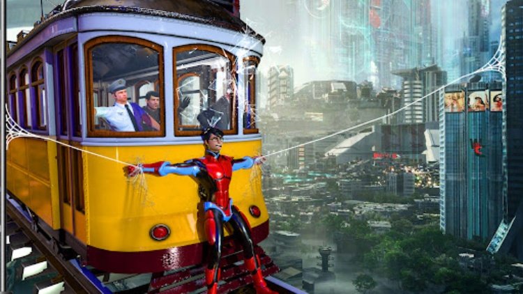 Spider Super Hero Rope Games