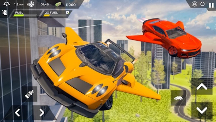 真正的运动飞行汽车 3d