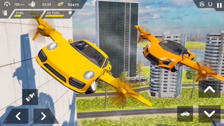 真正的运动飞行汽车 3d