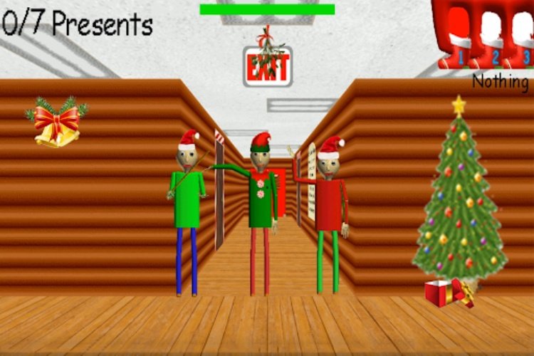 Baldi's Christmas Party  Bald