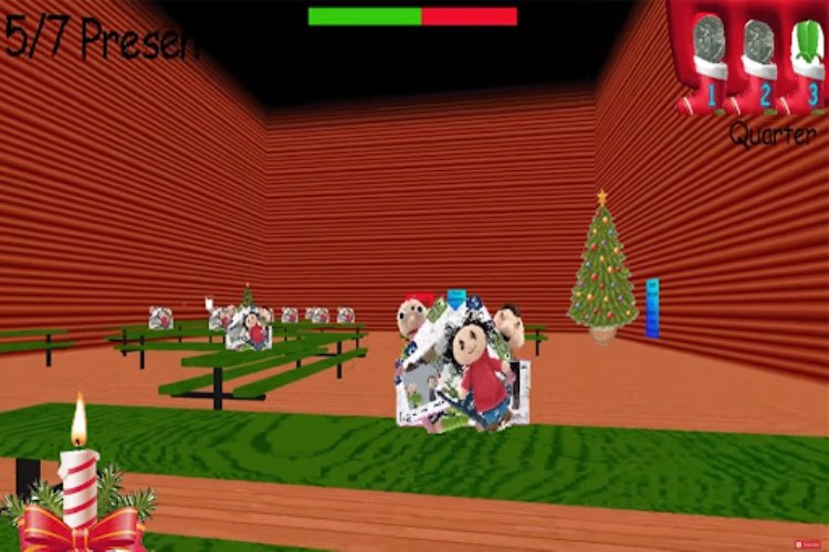 Baldi's Christmas Party  Bald