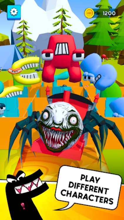 Lore alphabet Letras run abcd