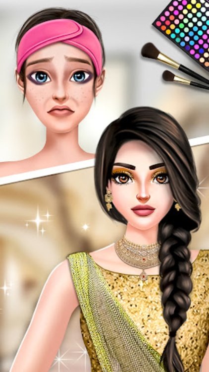 Fashion Makeover Dress Up Game