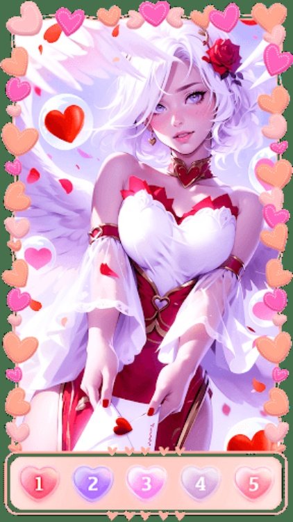 Love, Heart Coloring Book