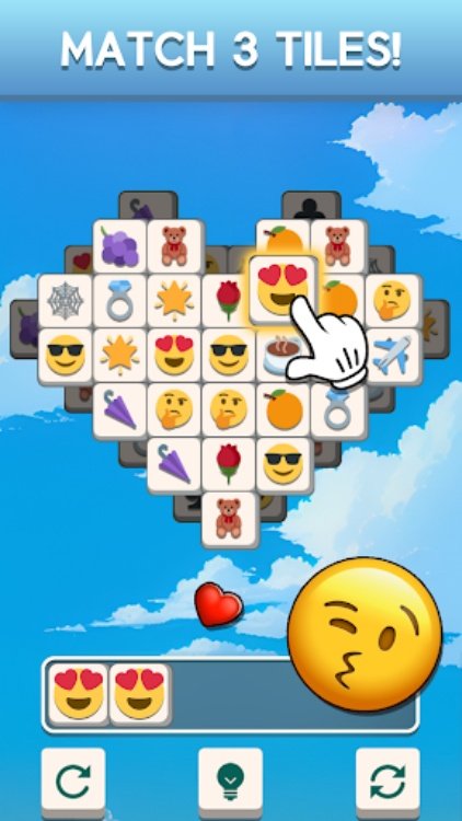 Tile Match Emoji Triple Tile