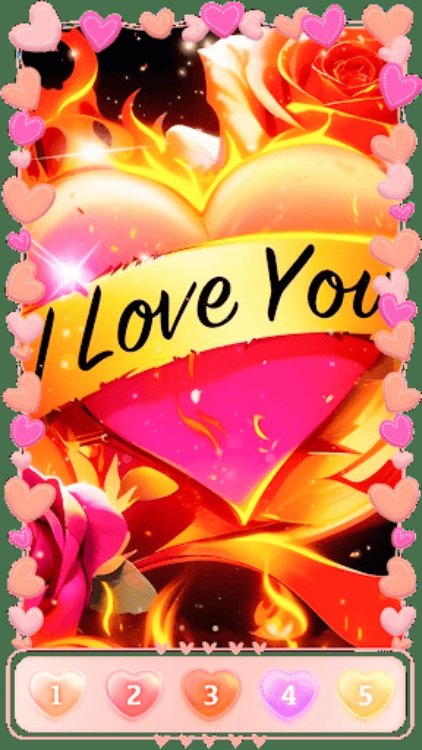 Love, Heart Coloring Book