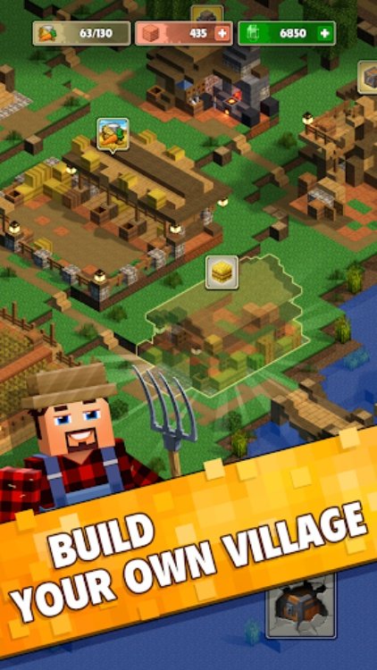 Minetap 3D: IdleMerge RPG