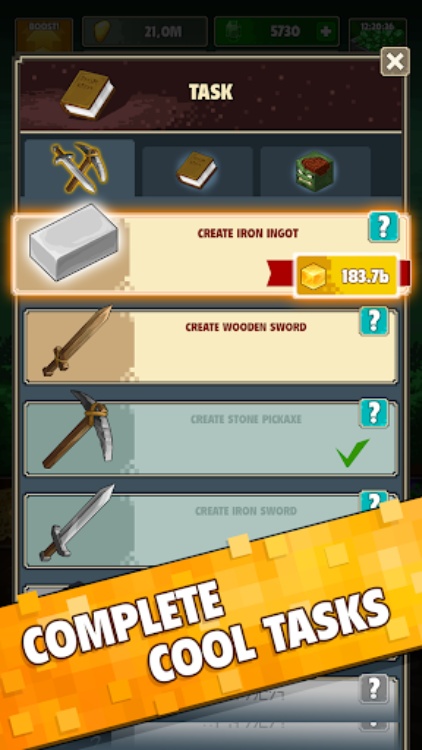 Minetap 3D: IdleMerge RPG