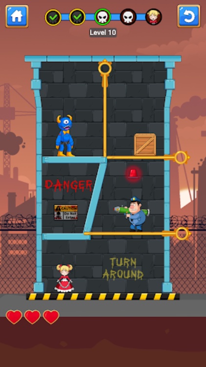 Blue Monster Pull Pin