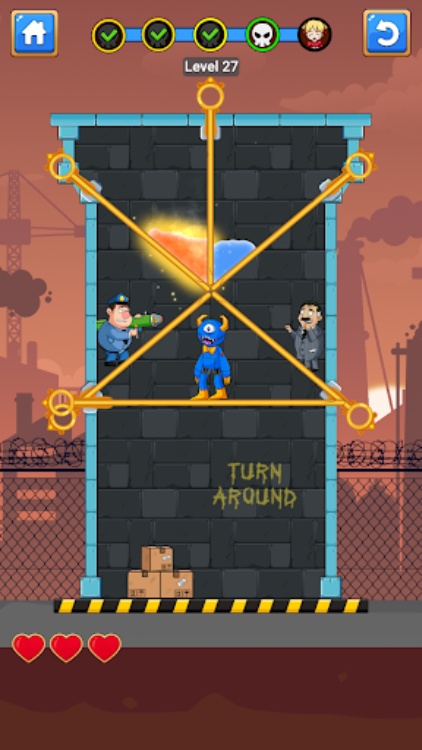 Blue Monster Pull Pin