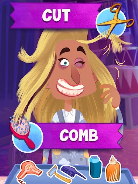 全家福, 理发师, 头发游戏 Family Portrait